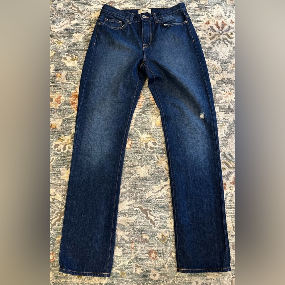 Baldwin Riley Straight Leg High Rise Jeans Eldorado wash 26
